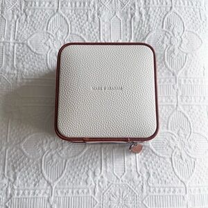 NWOT Mark & Graham Concourse Cognac Travel Jewelry Case